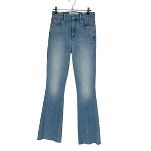 Frank & Eileen Flannigan Flare Jeans Women’s Size 27 Blue Bootcut Fray Hem